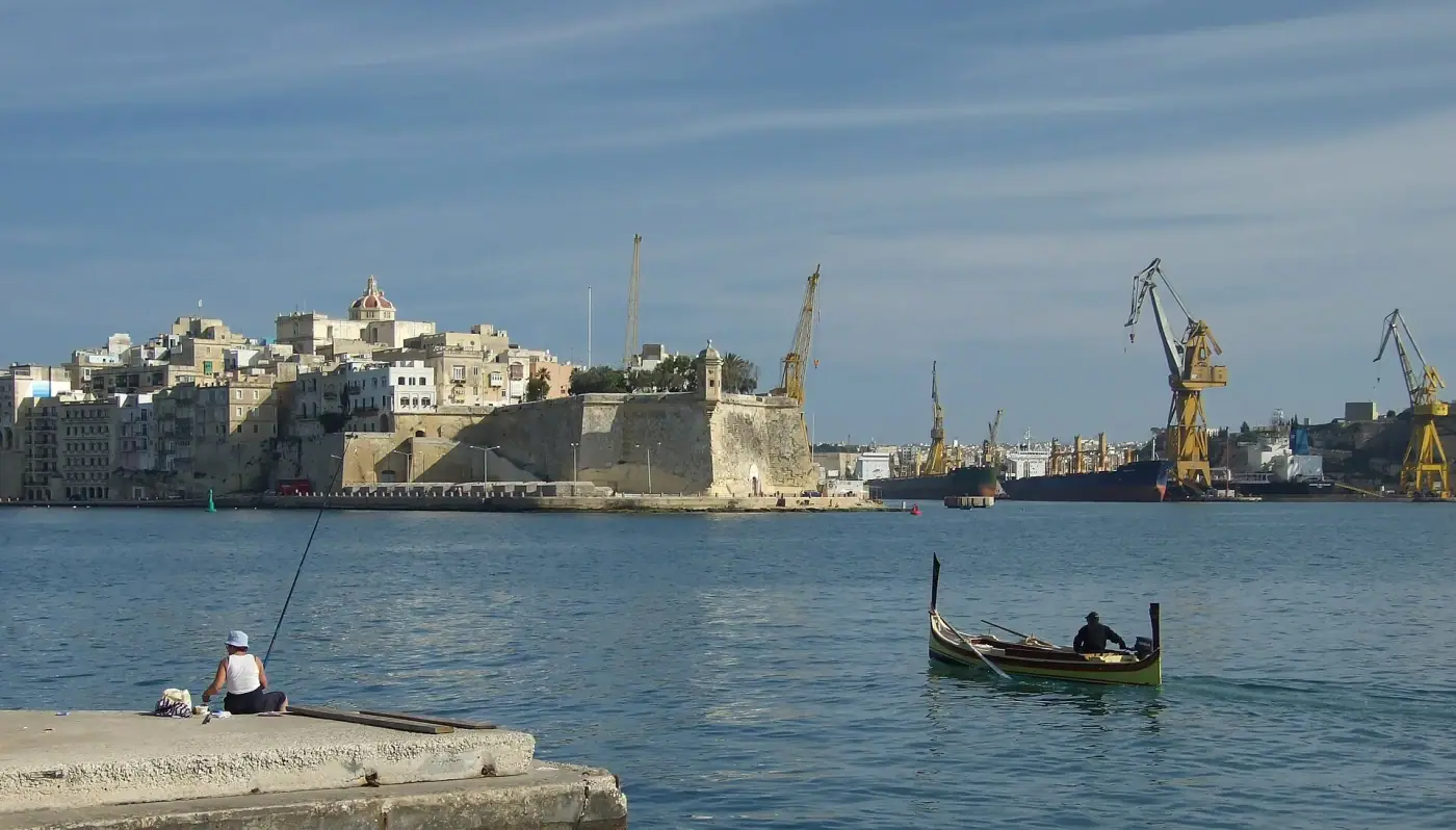 Senglea across the Grand Harbour