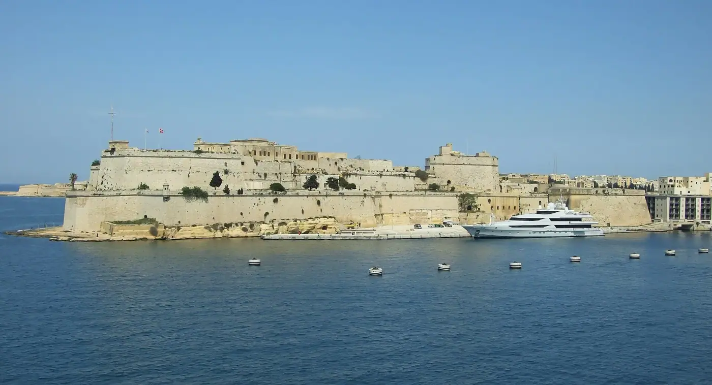 Fort St Angelo seen from Senglea